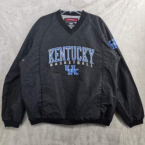 Franchise Club Kentucky Wildcats Basketball V Neck Pullover Jacket Mens Large